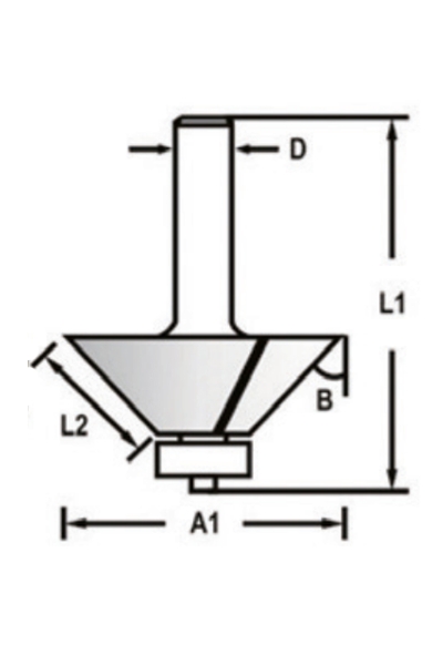 Makita D-48717 Freze Bıçağı - Thumbnail