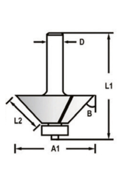 Makita D-48723 Freze Bıçağı - Thumbnail