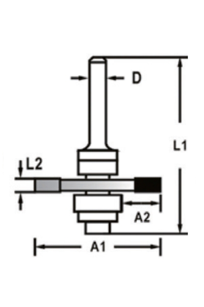 Makita D-48941 Freze Bıçağı - Thumbnail