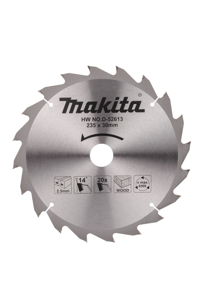 Makita D-52613-10 10 Adet 235mm 20 Diş Elmas Daire Testere - Thumbnail