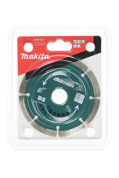 Makita D-61123 115mm Segmanlı Elmas Testere - Thumbnail