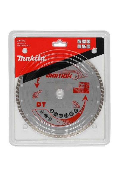 Makita D-61173 Diamak 230x2.6mm Turbo Elmas Testere - Thumbnail