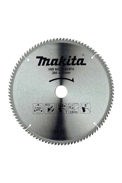 Makita Aksesuar - Makita D-61874 260mm 100 Diş Elmas Daire Testere Makita Aksesuar - Makita D-61874 260mm 100 Diş Elmas Daire Testere