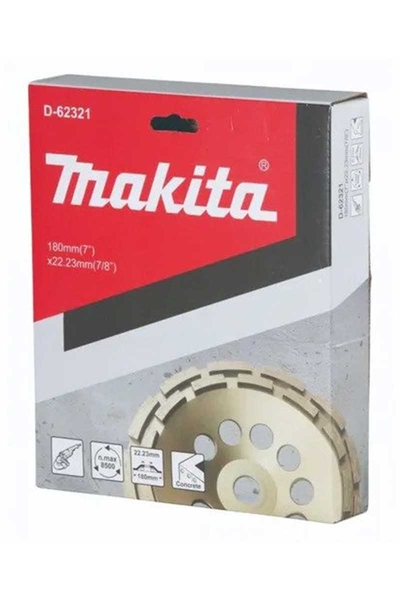 Makita D-62321 180x8.4mm Çift Sıra Elmas Çanak Disk - Thumbnail