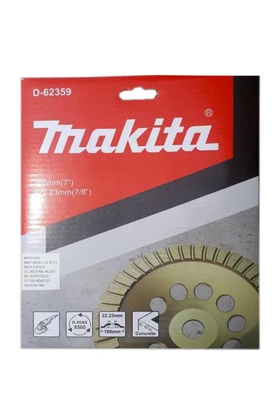 Makita D-62359 180x20mm Turbo Elmas Çanak Disk - Thumbnail