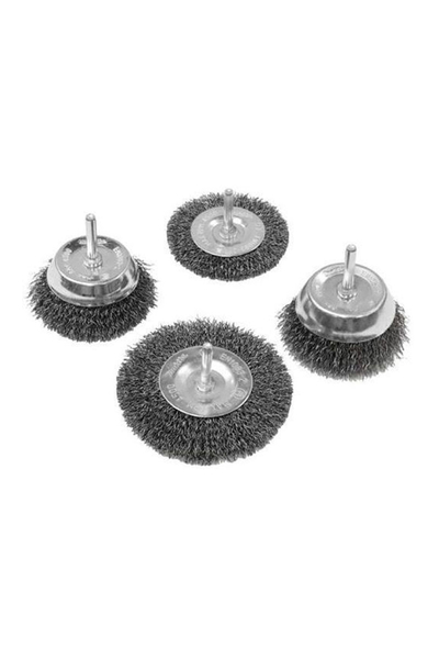 Makita Aksesuar - Makita D-65729 4li Tel Fırça Seti Makita Aksesuar - Makita D-65729 4li Tel Fırça Seti