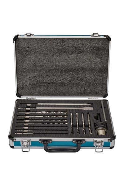 Makita D-71174 14 Parçalı Matkap Ucu Keski ve Mandren Seti - Thumbnail