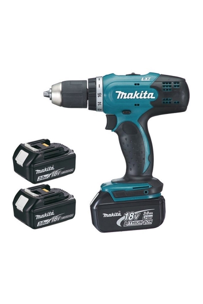 Makita - Makita DDF453SFE3 18V Li Üç Akülü Darbesiz Matkap Vidalama