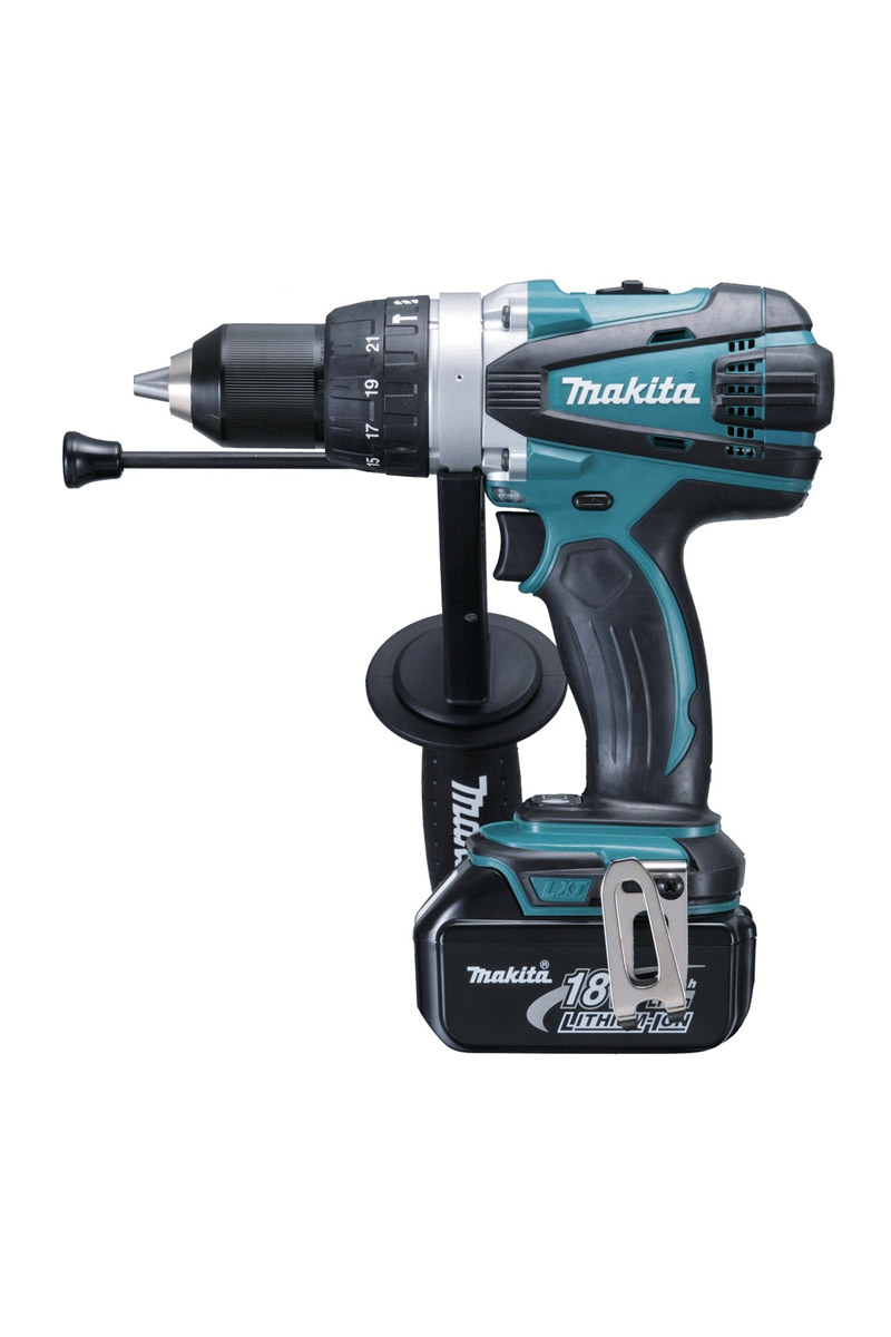  Makita Ddf458rmj 18v Li Çift Akülü Darbesiz Matkap Vidalama