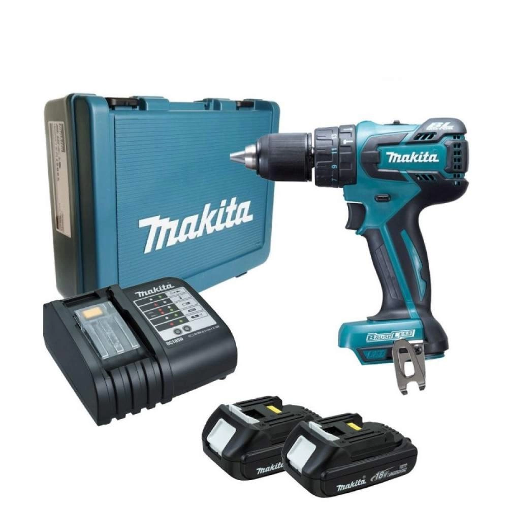 Makita - Makita DDF459SYE 18V Li Çift Akülü Darbesiz Matkap Vidalama