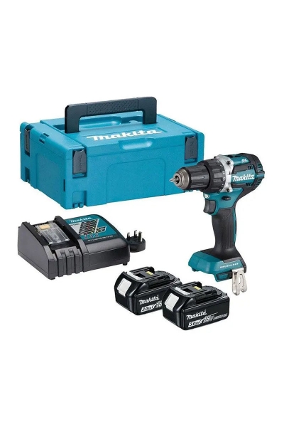 Makita - Makita DDF484RFJ 18V Li Çift Akülü Darbesiz Matkap Vidalama Makita DDF484RFJ 18V Li Çift Akülü Darbesiz Matkap Vidalama - Thumbnail