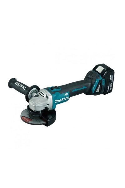 Makita - Makita DGA504RFE 18V Li 125mm Çift Akülü Avuç Taşlama