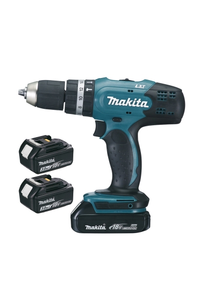 Makita DHP453SFE3 18V Li Üç Akülü Darbeli Matkap Vidalama - Thumbnail