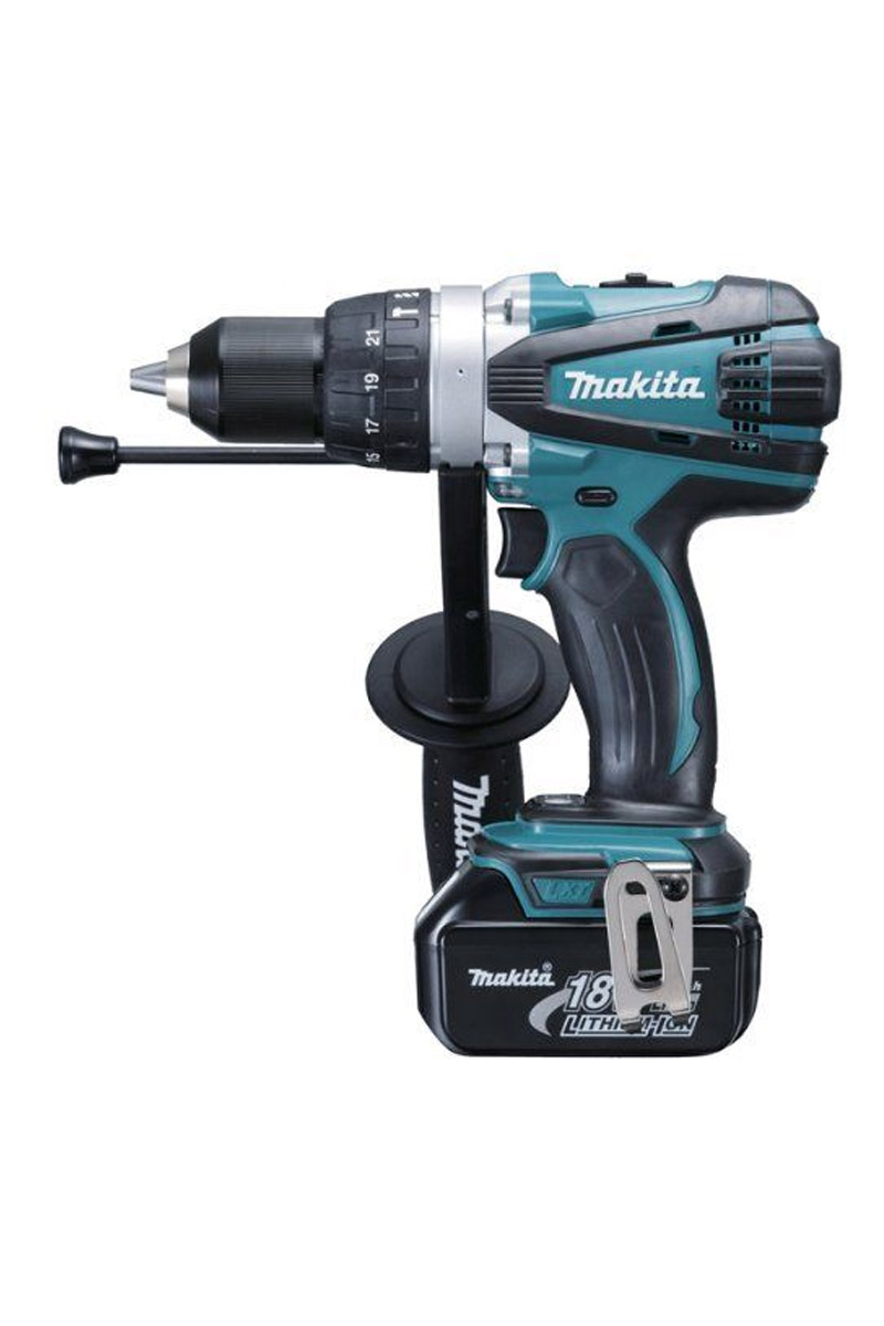  Makita Dhp458rmj 18v Li Çift Akülü Darbeli Matkap Vidalama
