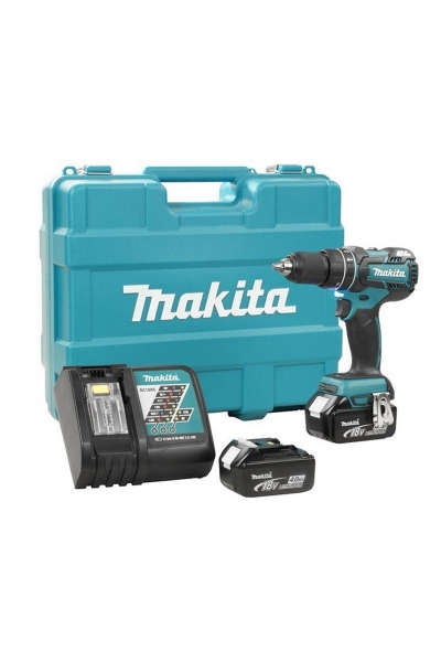 Makita - Makita DHP480RME 4Ah Li Akülü Darbeli Matkap Vidalama Makita DHP480RME 4Ah Li Akülü Darbeli Matkap Vidalama - Thumbnail