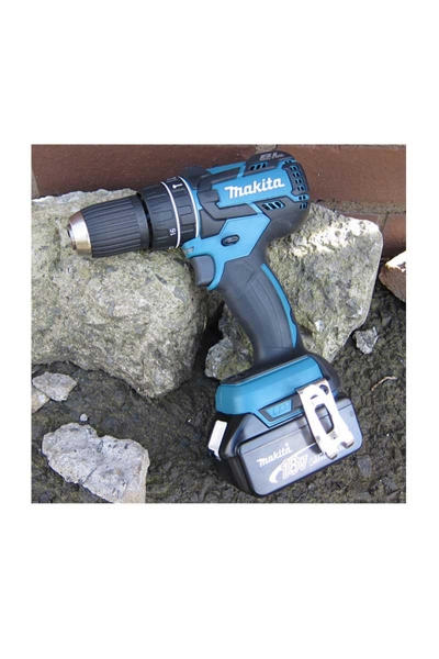 Makita - Makita DHP480RME 4Ah Li Akülü Darbeli Matkap Vidalama Makita DHP480RME 4Ah Li Akülü Darbeli Matkap Vidalama - Thumbnail