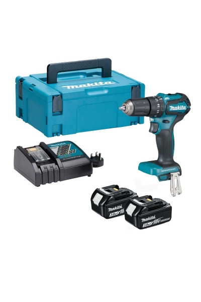 Makita - Makita DHP483RFJ 18V Li Çift Akülü Darbeli Matkap Vidalama Makita DHP483RFJ 18V Li Çift Akülü Darbeli Matkap Vidalama - Thumbnail