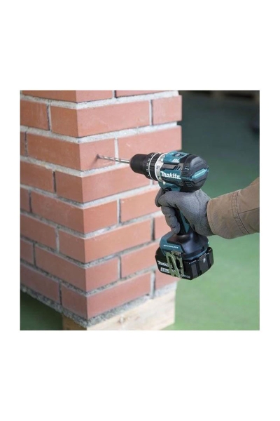 Makita - Makita DHP484RTJ 18V Li Çift Akülü Darbeli Matkap Makita DHP484RTJ 18V Li Çift Akülü Darbeli Matkap - Thumbnail