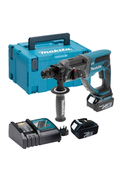 Makita DHR202RTJ 18V Li Çift Akülü Kırıcı Delici Matkap - Thumbnail