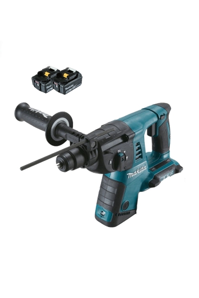 Makita - Makita DHR263RT2 2x18V 5Ah Li-ion Akülü Elektropnömatik Kırıcı-Delici Makita DHR263RT2 2x18V 5Ah Li-ion Akülü Elektropnömatik Kırıcı-Delici - Thumbnail