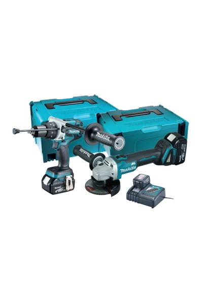 Makita - Makita DLX2155TJ1 (DGA454+DHP481) Akülü Combo Kit
