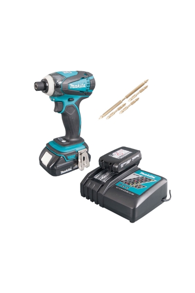 Makita - Makita DTD134RHX1 14.4V Li Çift Akülü Darbeli Vidalama Makita - Makita DTD134RHX1 14.4V Li Çift Akülü Darbeli Vidalama