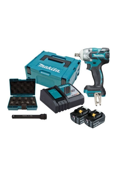 Makita - Makita DTW285RTJX 1/2 inç Akülü Şarjlı Somun Sıkma Makita DTW285RTJX 1/2 inç Akülü Şarjlı Somun Sıkma - Thumbnail