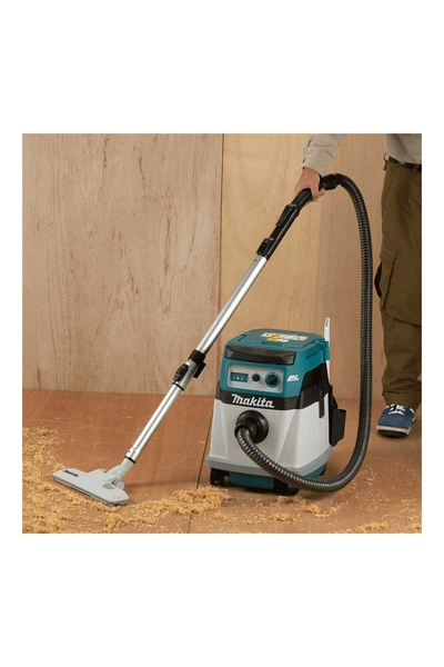 Makita DVC155LZX2 105W 2x18V 36V Akülü Islak Kuru Sanayi Tipi Süpürge - Thumbnail