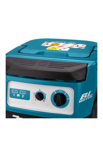 Makita DVC155LZX2 105W 2x18V 36V Akülü Islak Kuru Sanayi Tipi Süpürge - Thumbnail