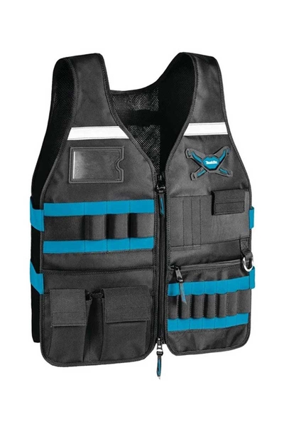 Makita E-05636 Elektrikçi/Marangoz Cepli İşçi Yeleği - Thumbnail