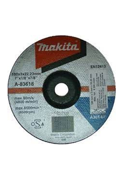 Makita Aksesuar - Makita A-83618 180x3mm Bombeli Flex Taş Makita Aksesuar - Makita A-83618 180x3mm Bombeli Flex Taş