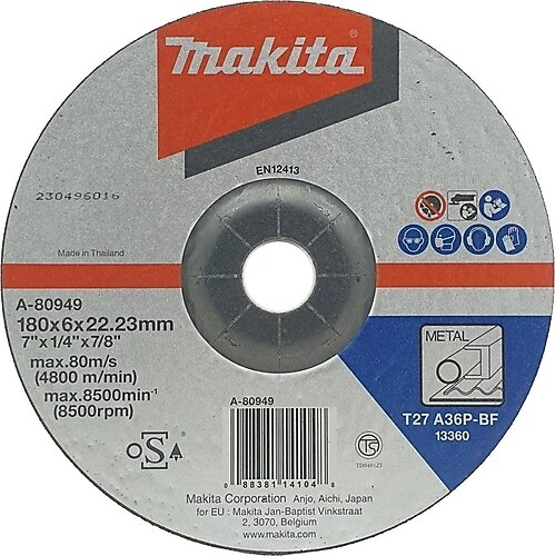 Makita Aksesuar - Makita Flex Taş 180x6 Mm A-80949 Makita Aksesuar - Makita Flex Taş 180x6 Mm A-80949