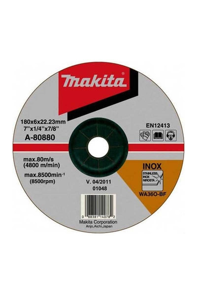 Makita Aksesuar - Makita A-80880 180x6mm Bombeli Flex Taş