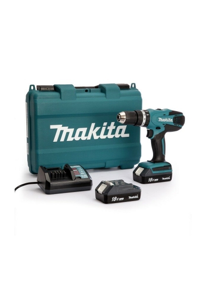 Makita HP457DWE 18V Li Çift Akülü Darbeli Matkap Vidalama - Thumbnail