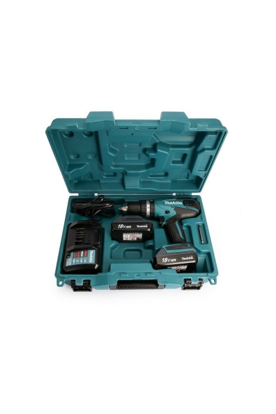 Makita HP457DWE 18V Li Çift Akülü Darbeli Matkap Vidalama - Thumbnail