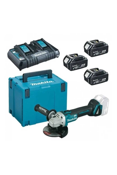 Makita - Makita MKP4PT1833 DGA504Z Taşlama 3 Akülü Set