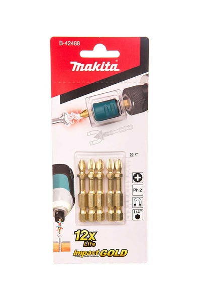 Makita B-42488 50mm 5xPh2 5li Uç ve Mag Boost - Thumbnail