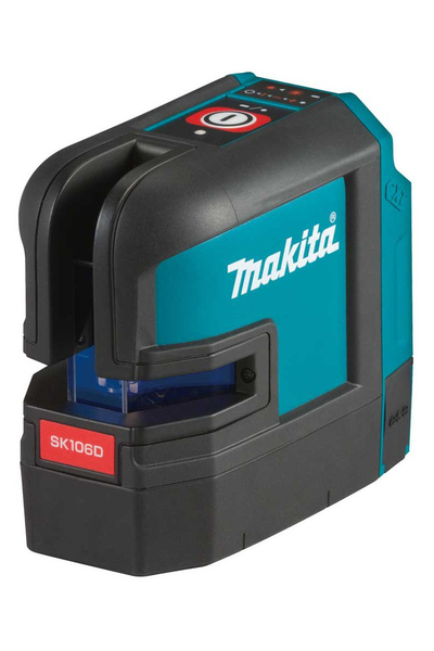 Makita SK106DZ Akülü 4 Nokta Kırmızı Çapraz Çizgi Lazeri - Thumbnail