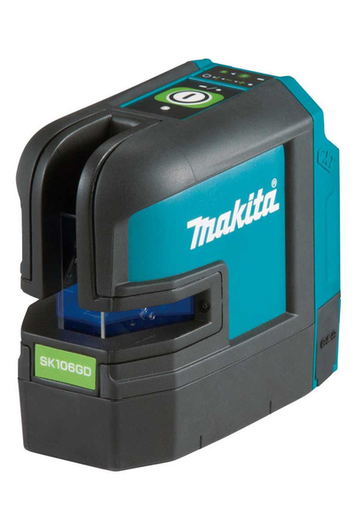 Makita SK106GDZ Akülü 4 Nokta Yeşil Çapraz Çizgi Lazeri - Thumbnail