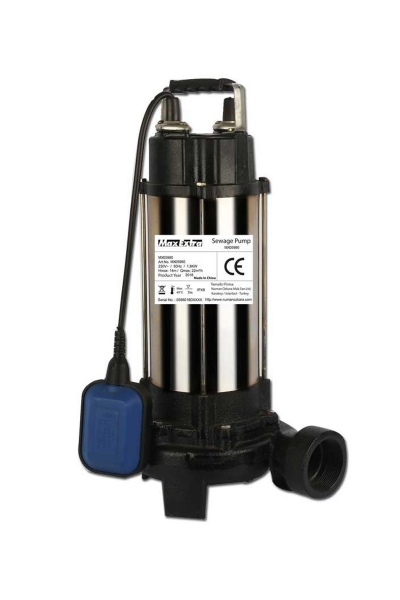 Max Extra MX05980 1800W 2.5hp Parçalayıcı Bıçaklı Atık Su Pompası - Thumbnail
