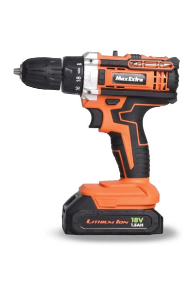 Max Extra - Max Extra MX1815 18V 1.5Ah Akülü Matkap