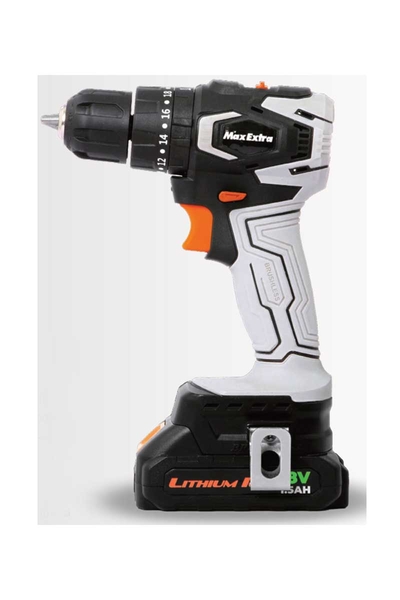Max Extra - Max Extra MX1830 Brushless 18V 1.5Ah Akülü Darbeli Matkap Max Extra - Max Extra MX1830 Brushless 18V 1.5Ah Akülü Darbeli Matkap