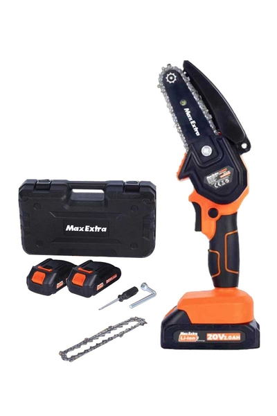 Max Extra MX8008 20V 2.0Ah Akülü Mini Ağaç Kesme Motoru Max Extra MX8008 20V 2.0Ah Akülü Mini Ağaç Kesme Motoru