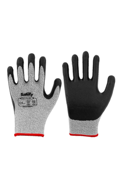 MaxSafety - Max Safety FOFLEX-500-9 No 9 HPPE Astarlı Köpük Nitril Kaplı Kesilmeye Dirençli İş Eldiveni