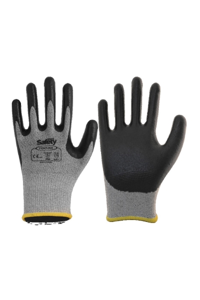 MaxSafety - Max Safety FONT-300-10 No 10 Köpük Nitril Kaplı Kesilmeye Dirençli İş Eldiveni MaxSafety - Max Safety FONT-300-10 No 10 Köpük Nitril Kaplı Kesilmeye Dirençli İş Eldiveni