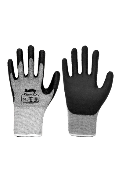 MaxSafety - Max Safety PU-CUT3-8 No 8 PU Kaplı Kesilmeye Dirençli İş Eldiveni