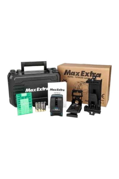 Max Extra - Maxextra 8211G 2 Nokta Yeşil Çapraz Kombi Lazer Maxextra 8211G 2 Nokta Yeşil Çapraz Kombi Lazer - Thumbnail