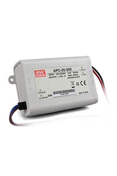 Mean Well - Mean Well APC-35-500 35W 70Vdc 0.5A Led Sürücü