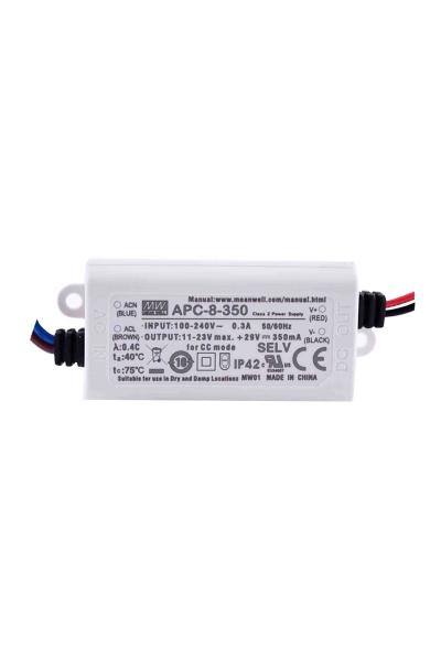 Mean Well APC-8-350 8W 23Vdc 0.35A Led Sürücü