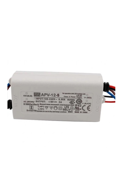 Mean Well APV-12-5 12W 5V 2A Led Sürücü
